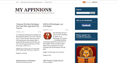 Desktop Screenshot of myappinions.com