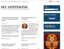 Tablet Screenshot of myappinions.com
